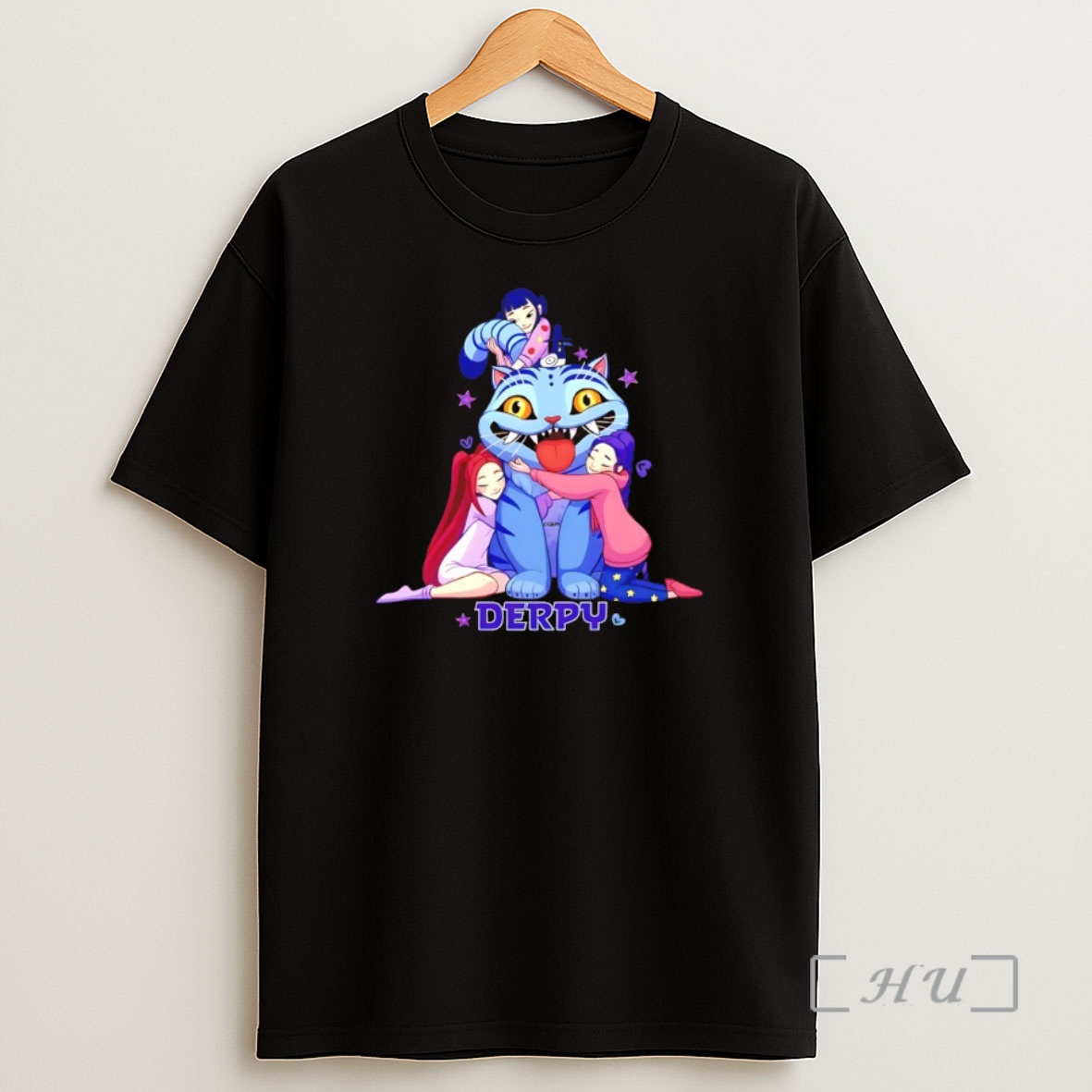 Officials Demon Saja Derpy Tiger Kpop Demon Hunters 2026 Shirt Sweatshirt Tee