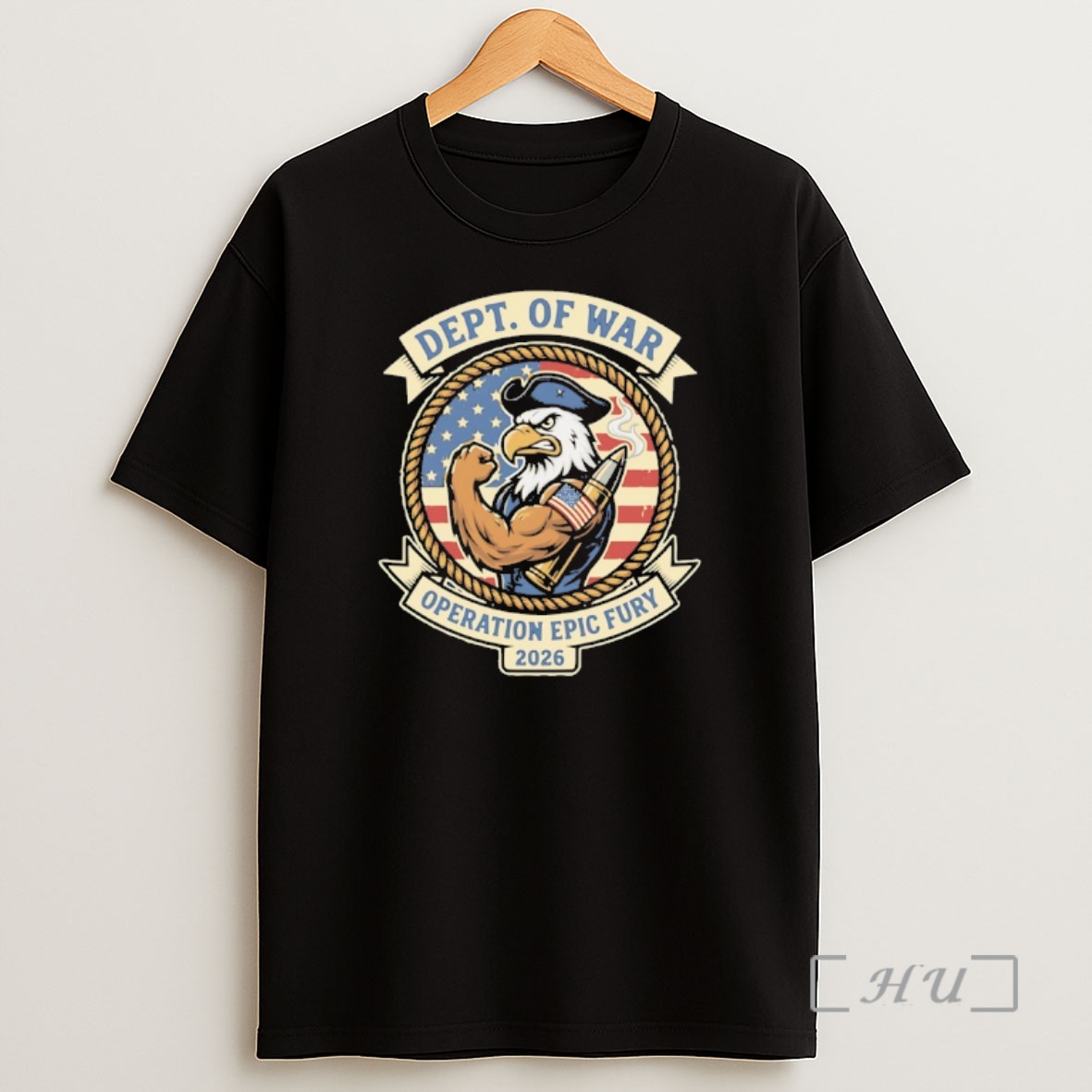 Officials Dept Of War Patriotic Eagle Operation Epic Fury 2026 Iran Shirt Sweatshirt Tee