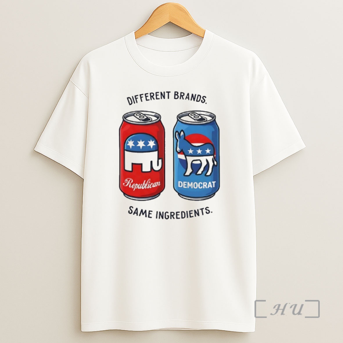 Officials Different Brands Same Ingredients Can Republican Vs Democrat Shirt Sweatshirt Tee
