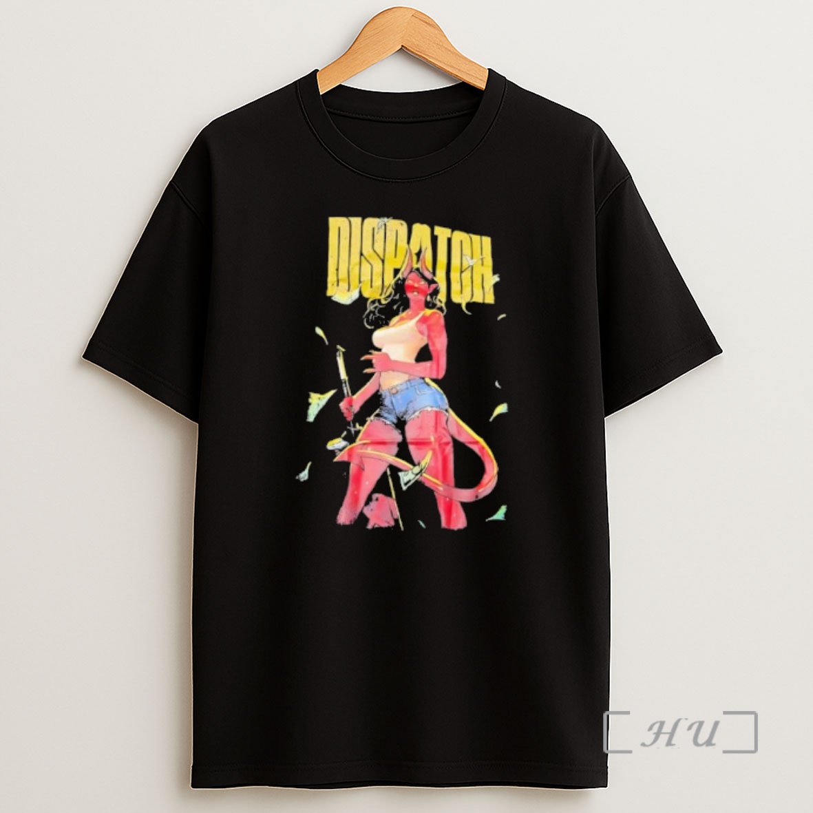 Officials Dispatch Red Demon Girl With Horns And Money Shirt Sweatshirt Tee