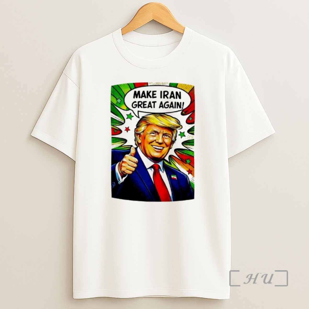 Officials Donald Trump Make Iran Great Again Funny Shirt Sweatshirt Tee