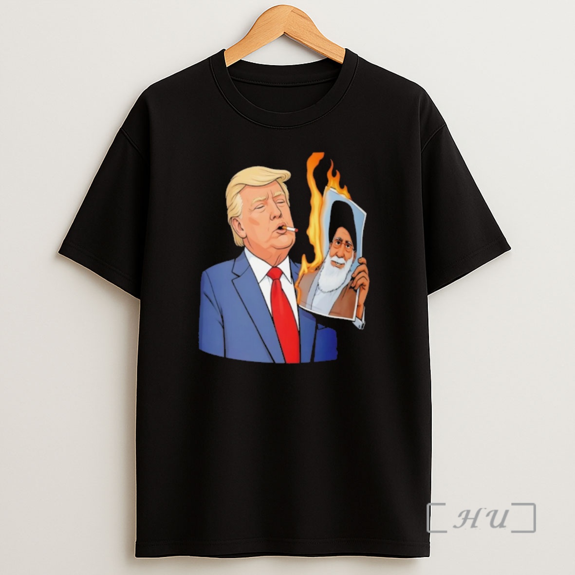 Officials Donald Trump Smoking Us Vs Iran Make Iran Great Again Shirt Sweatshirt Tee