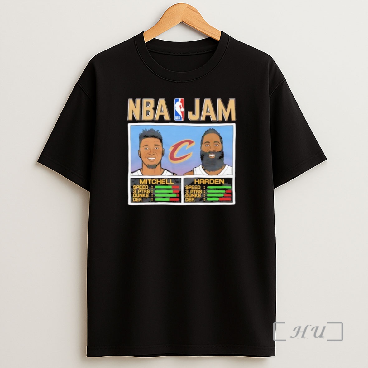 Officials Donovan Mitchell And James Harden Cavs Cleveland Cavaliers Nba Jam Shirt Sweatshirt Tee