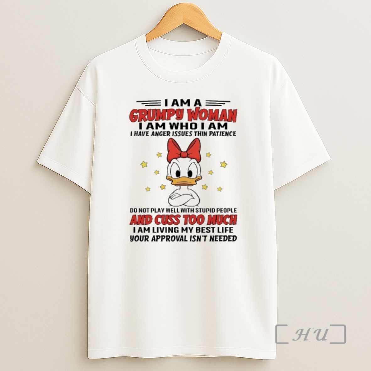 Officials Duck I Am A Grumpy Woman I Am Who I Am I Have Anger Issues Thin Patience Shirt Sweatshirt Tee