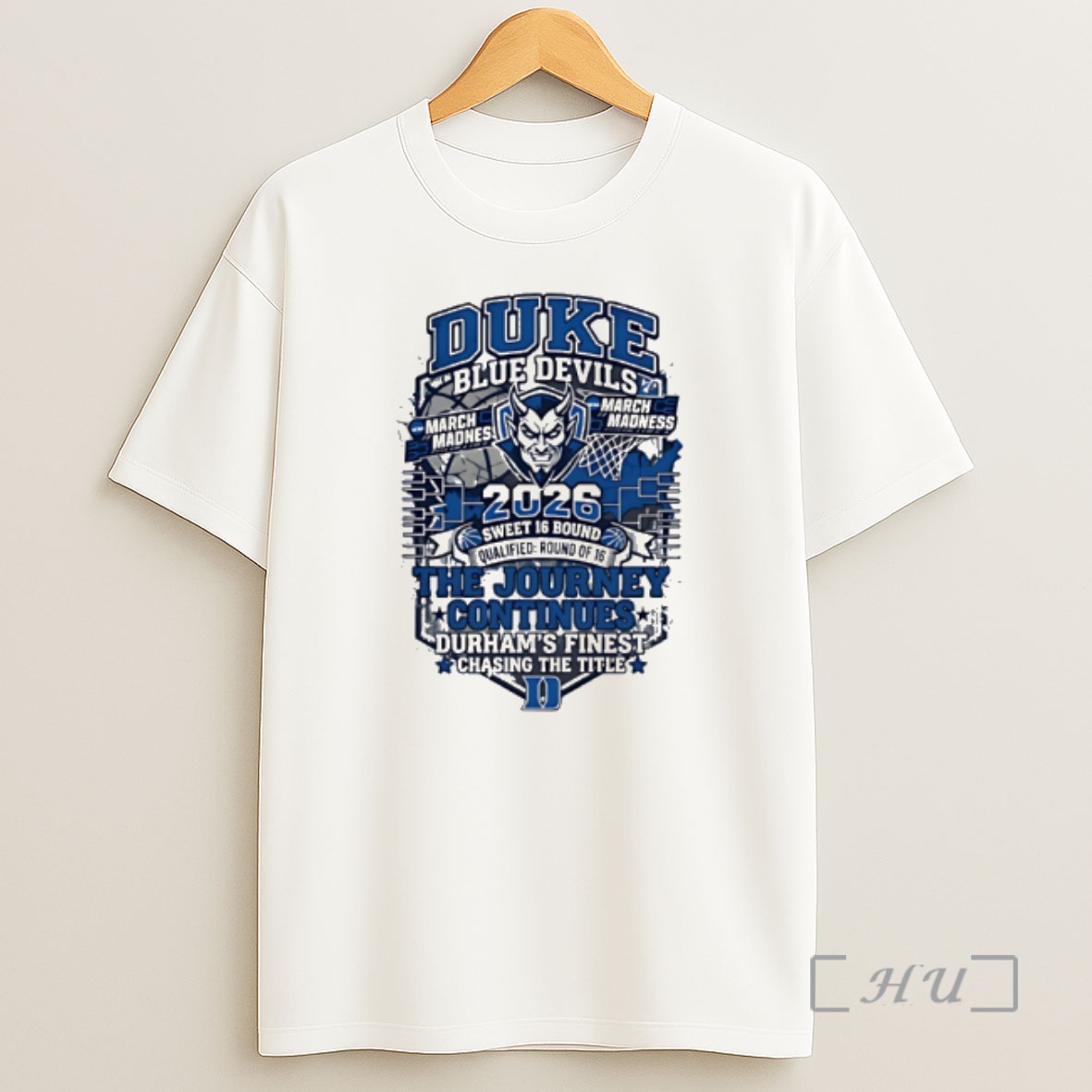 Officials Duke Blue Devils Blue 2026 Ncaa March Madness Sweet 16 Bound The Journey Continues Shirt Sweatshirt Tee