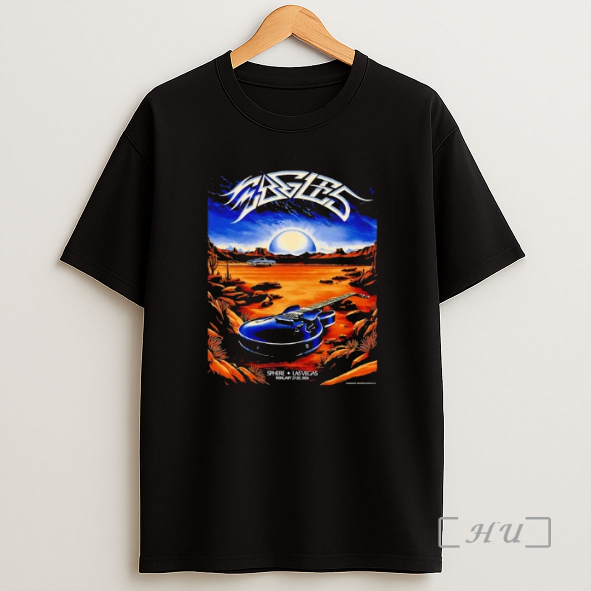 Officials Eagles Live At Sphere Las Vegas On February 27 28 2026 Event Guitar On The Desert Art Shirt Sweatshirt Tee