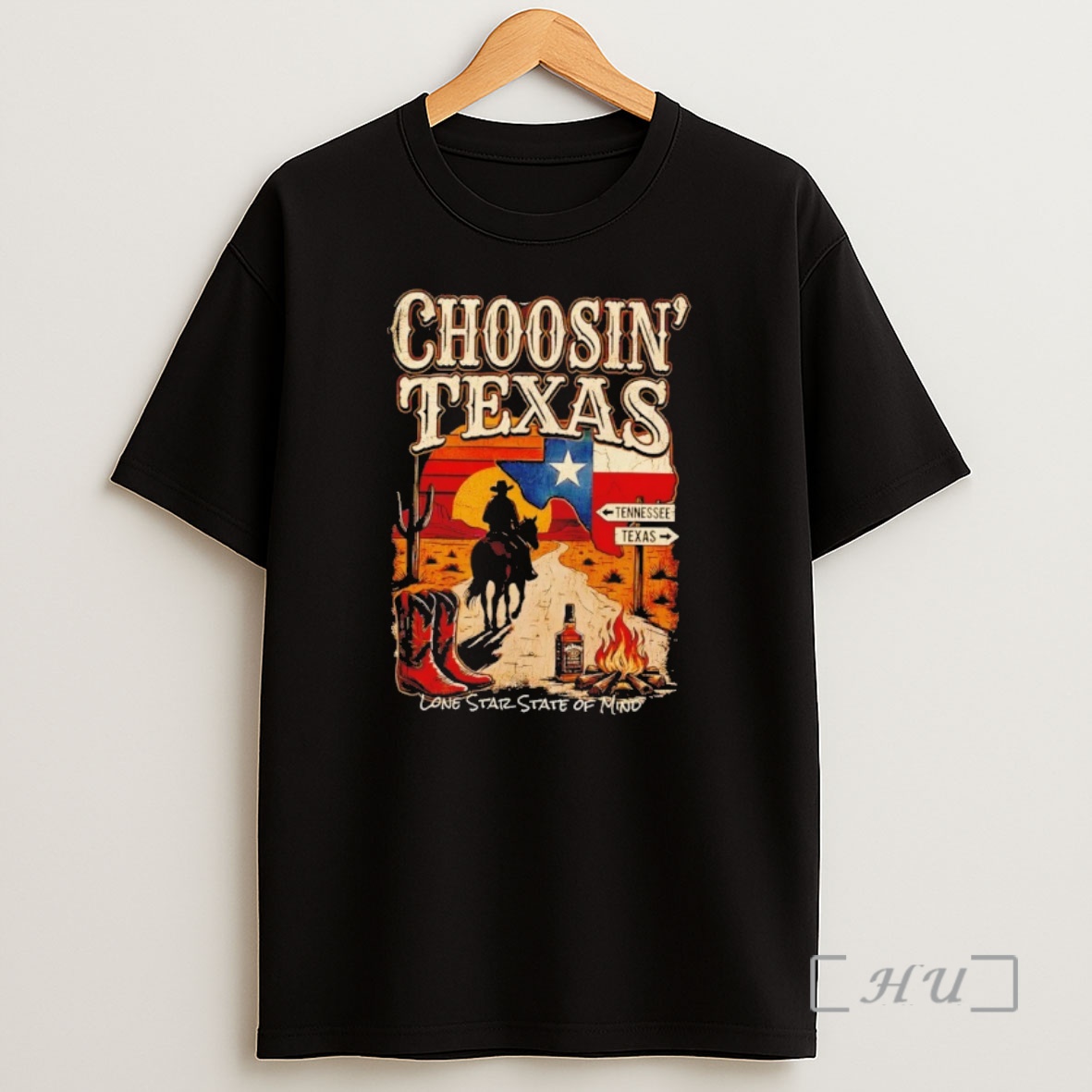 Officials Ella Choosin Texas Choosin Texas Lone Star State Of Mind Shirt Sweatshirt Tee