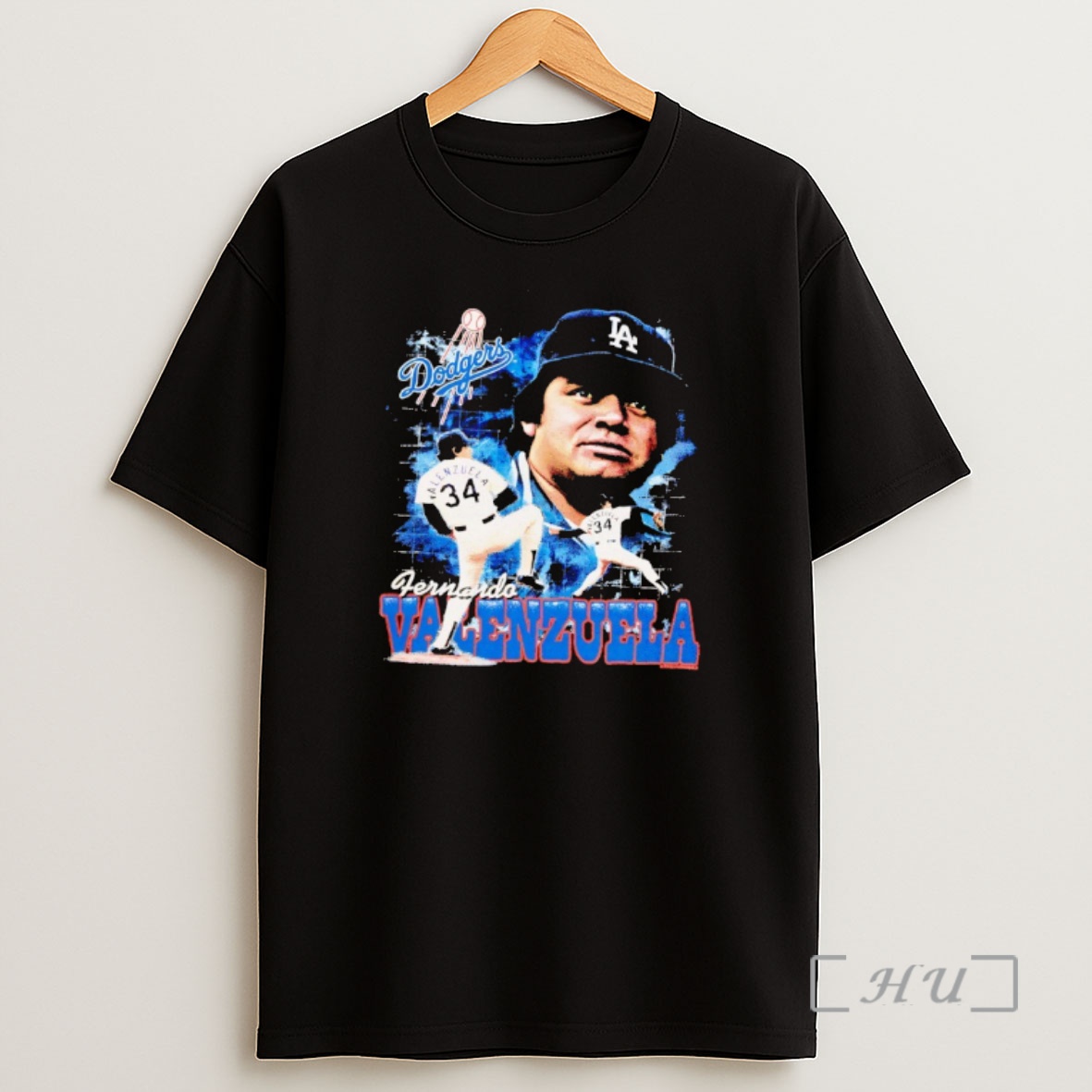 Officials Fernando Valenzuela Los Angeles Dodgers Black Legendary Collage Shirt Sweatshirt Tee