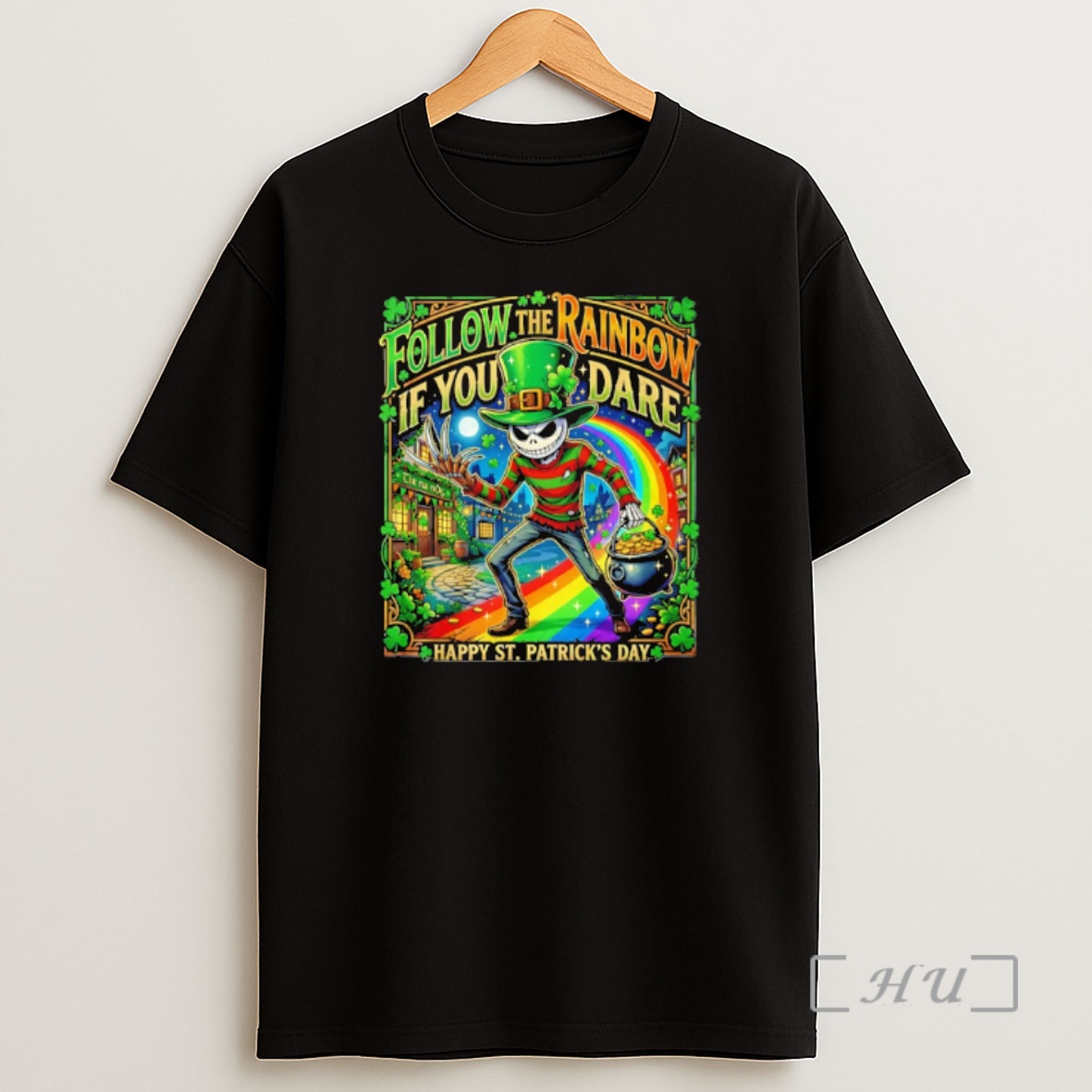 Officials Follow The Rainbow If You Dare St Patricks Day Shirt Sweatshirt Tee