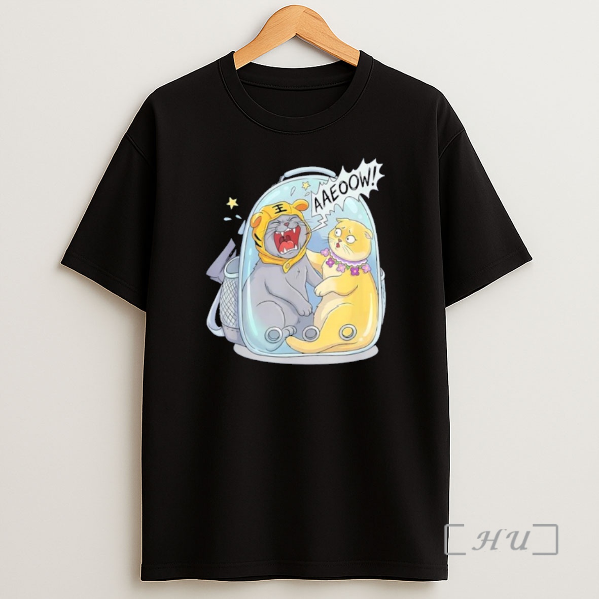Officials Funny Screaming Cat In Bubble Backpack Dramatic Pet Shirt Sweatshirt Tee