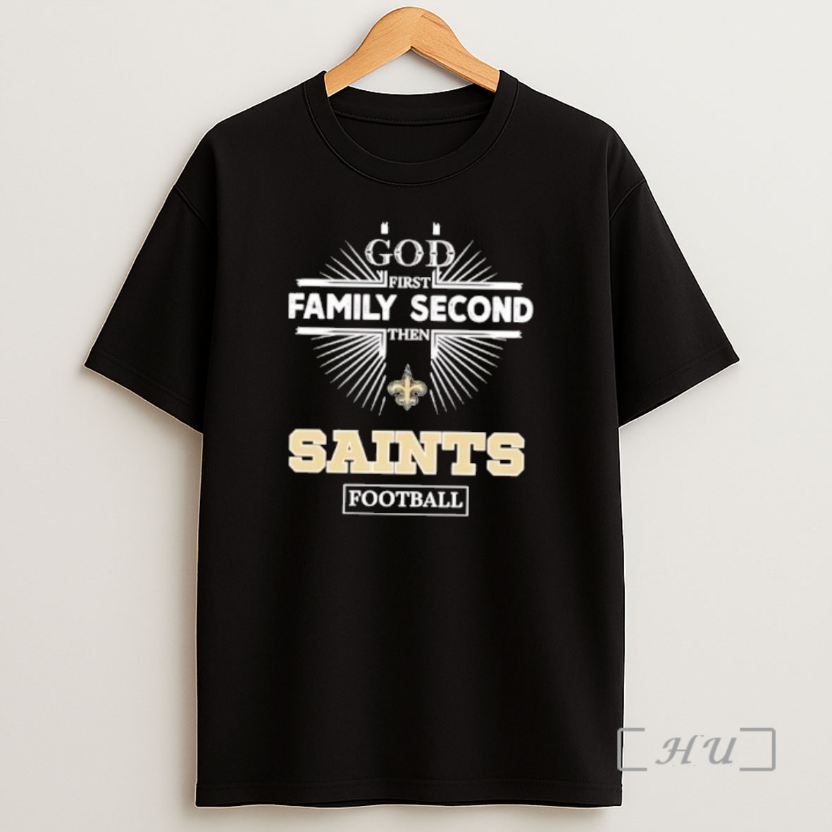Officials God First Family Second Then Saints Football Shirt Sweatshirt Tee