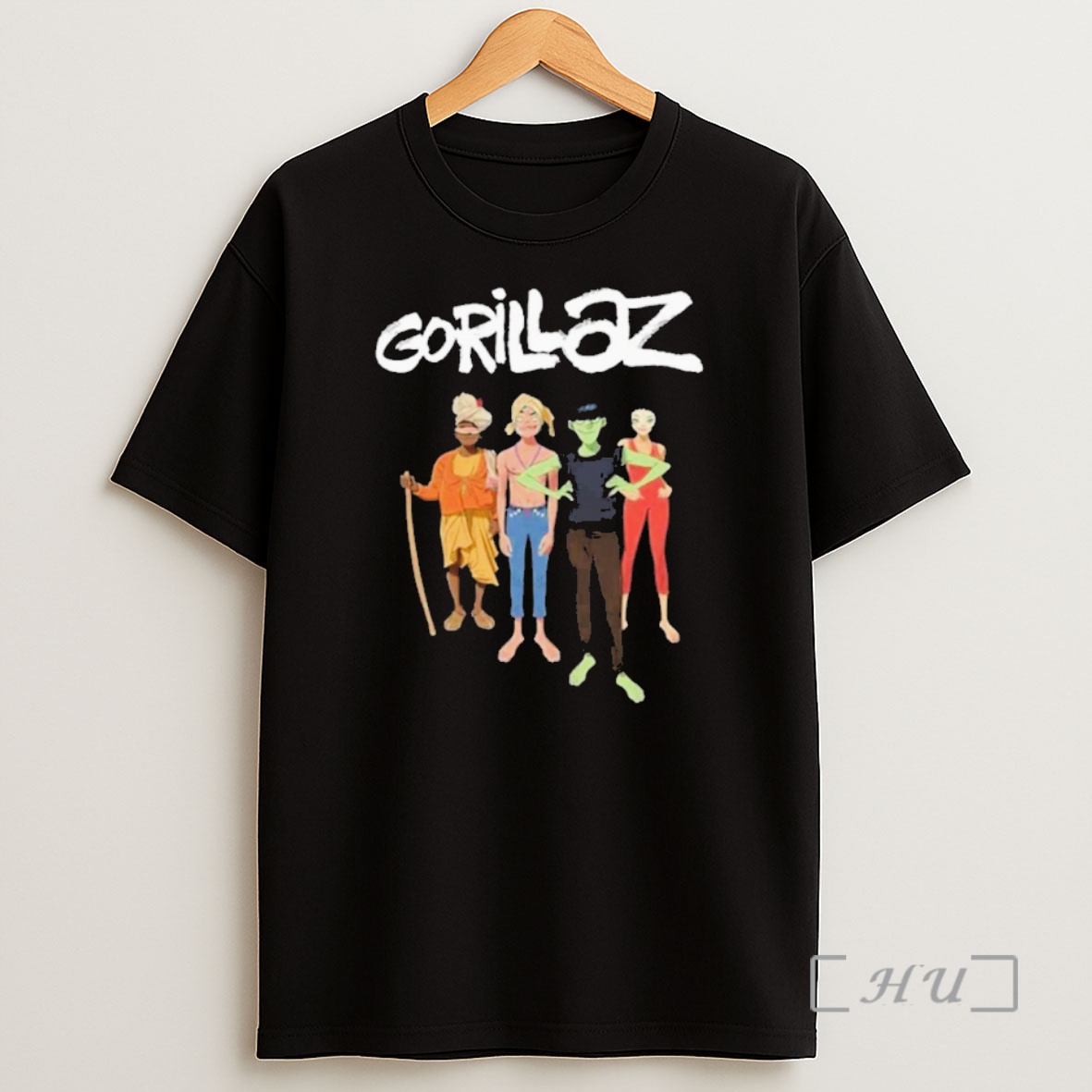 Officials Gorillaz The Mountain Group Portrait 1 Shirt Sweatshirt Tee