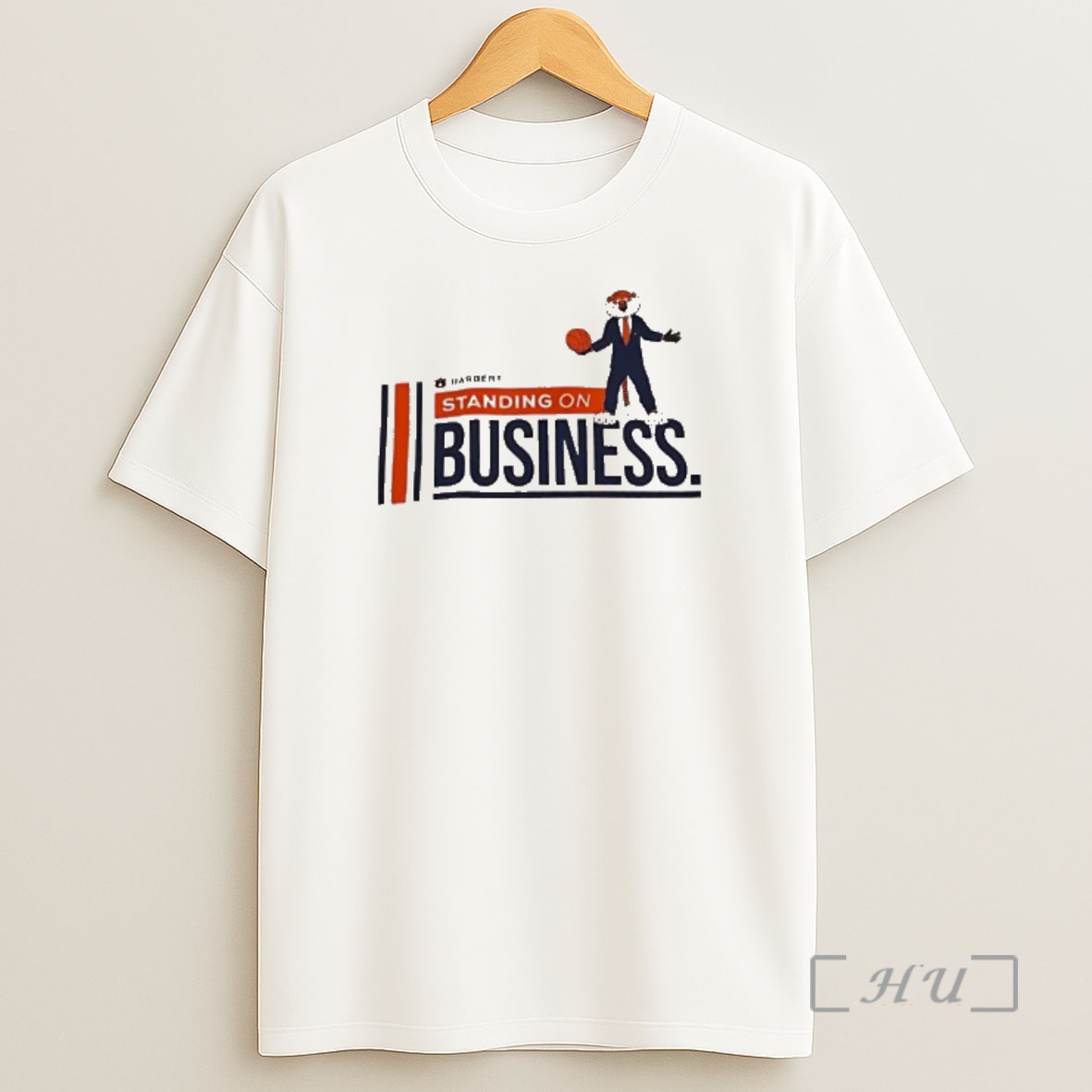 Officials Harbert Standing On Business Auburn Tigers Basketball Mascot Shirt Sweatshirt Tee