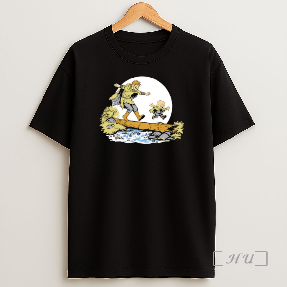 Officials Hedge Knight And Squire Crossing River Log Shirt Sweatshirt Tee