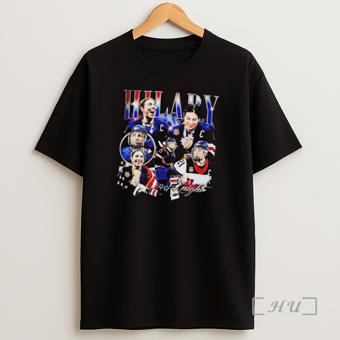 Officials Hilary Knight Bootleg Women Team Usa Hockey Player Champions Graphic Shirt Sweatshirt Tee