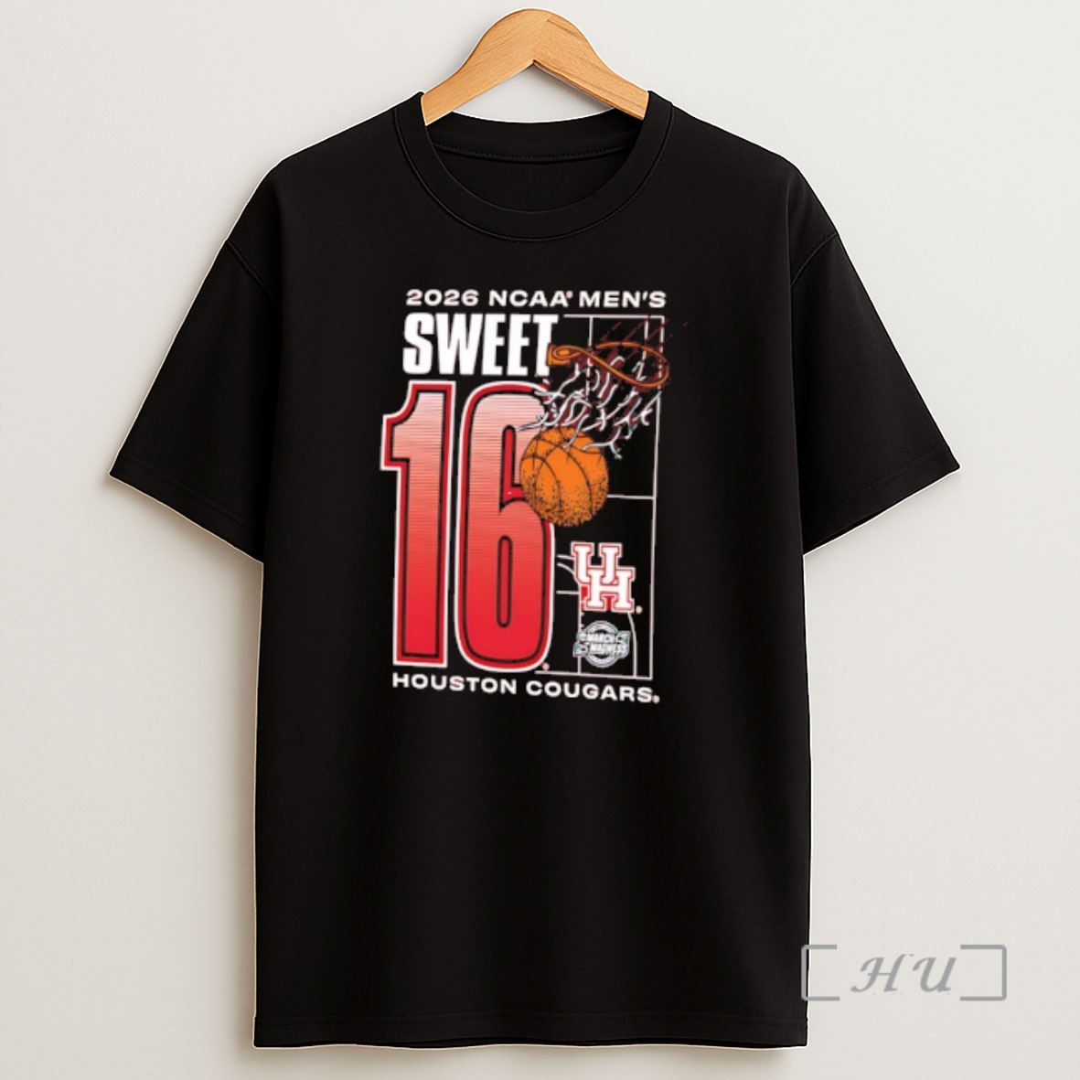 Officials Houston Cougars 2026 Ncaa March Madness Sweet 16 Bound Basketball Shirt Sweatshirt Tee