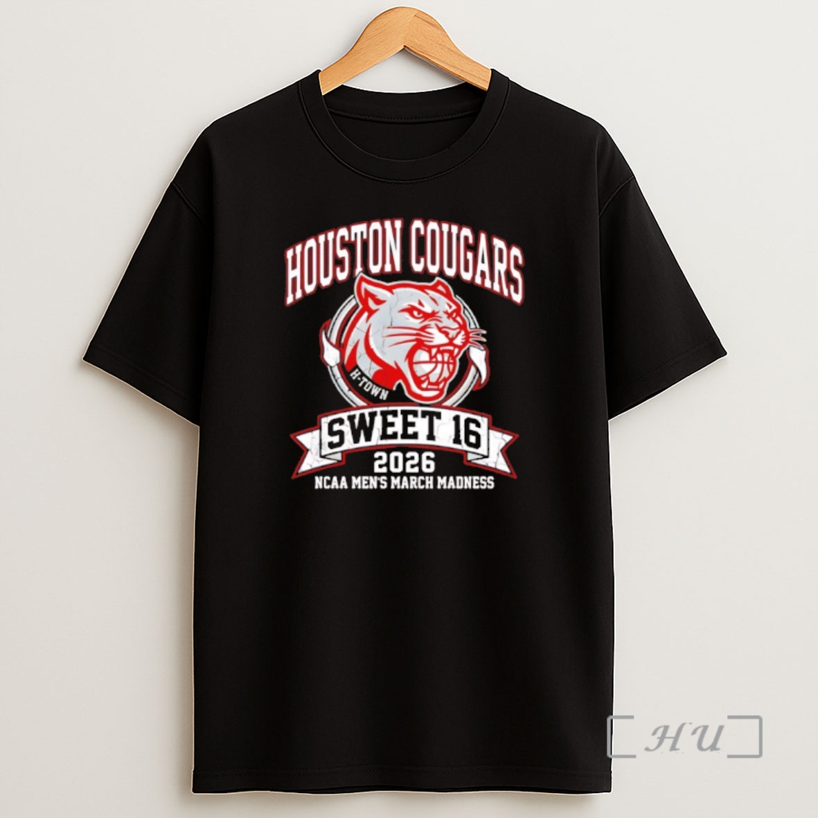 Officials Houston Cougars Sweet 16 2026 Mens March Madness Shirt Sweatshirt Tee