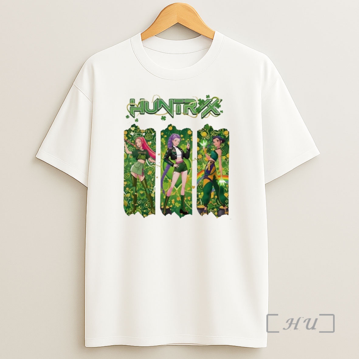 Officials Huntrix Kpop Demon Hunter Happy Patricks Day Shirt Sweatshirt Tee