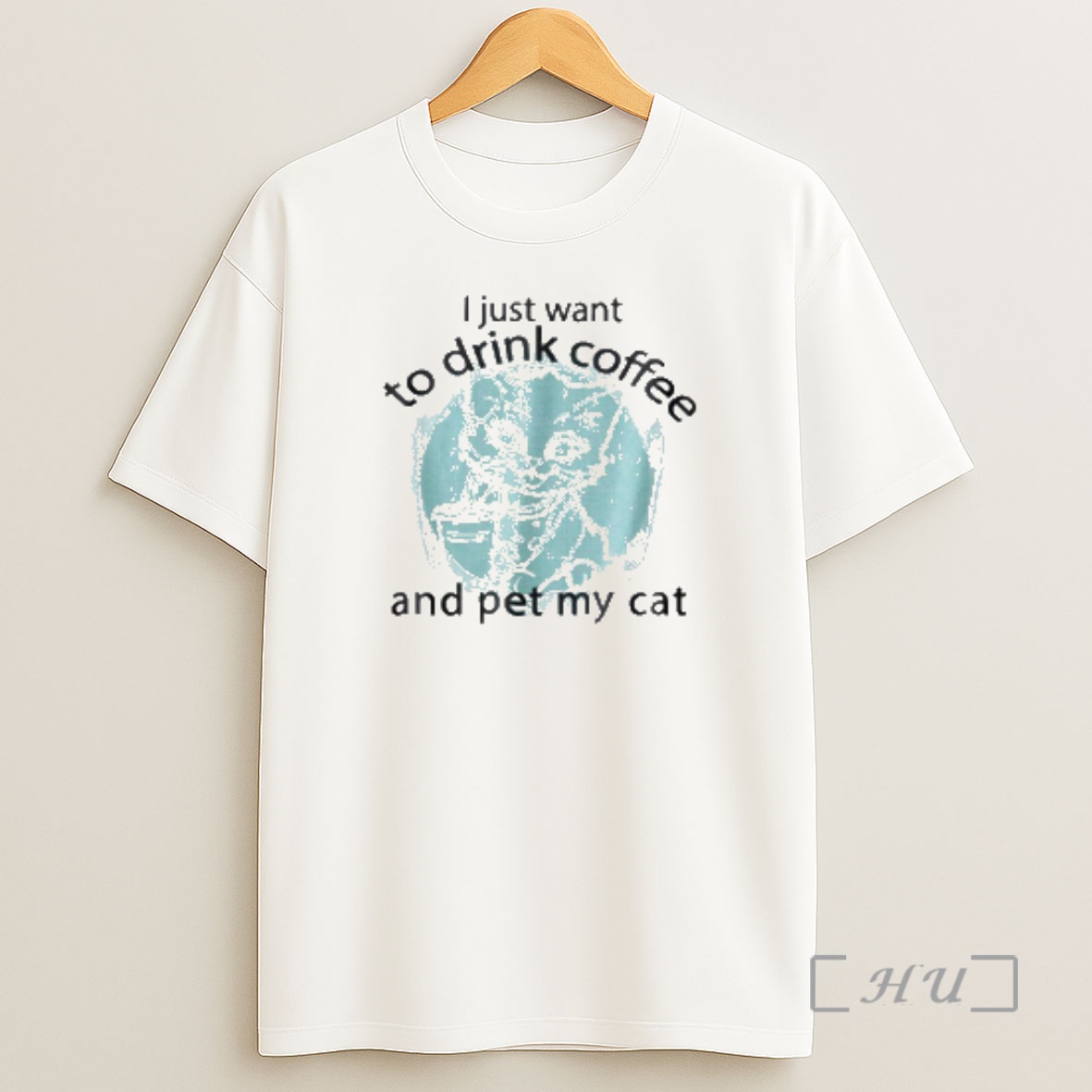 Officials I Just Want To Drink Coffee And Pet My Cat Shirt Sweatshirt Tee