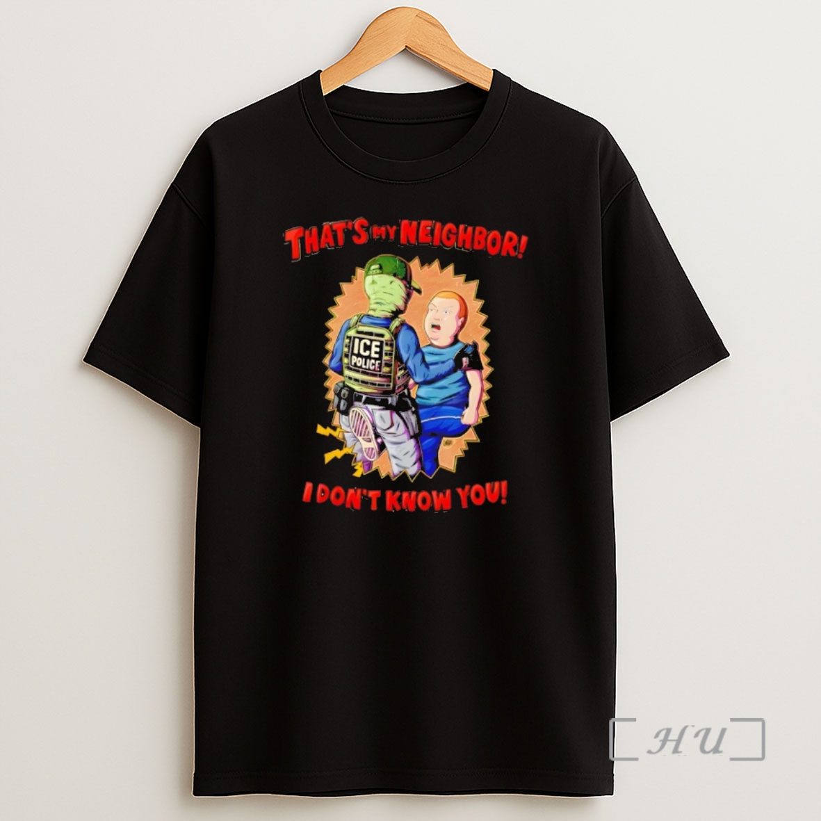 Officials Ice Officer Cartoon Thats My Neighbor I Dont Know You Shirt Sweatshirt Tee