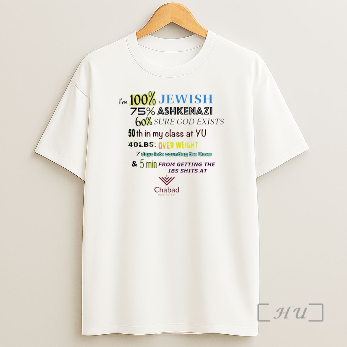 Officials Im 100 Jewish 75 Ashkenazi 60 Sure God Exists 50th In My Class At Yu Shirt Sweatshirt Tee