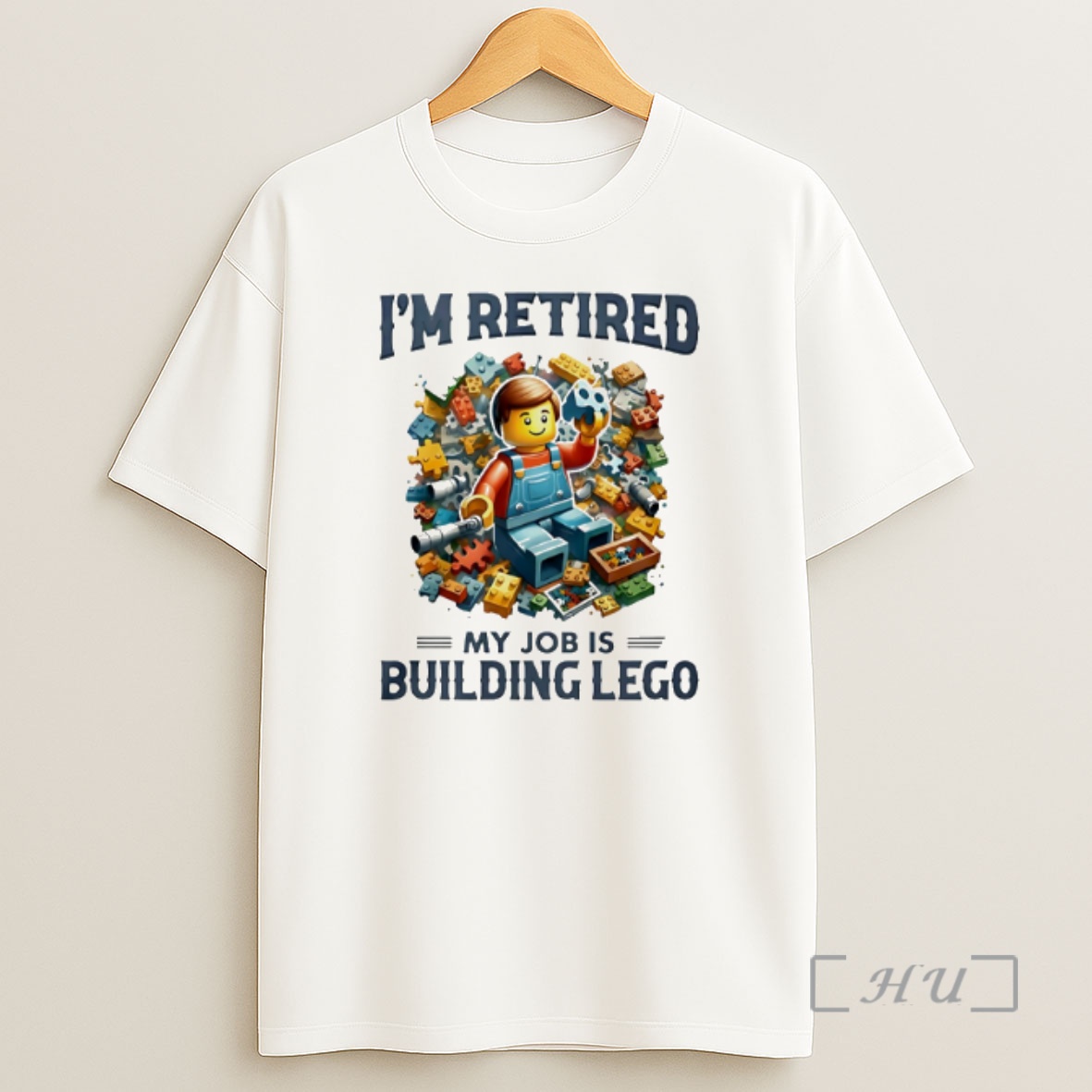 Officials Im Retired My Job Is Building Lego Shirt Sweatshirt Tee