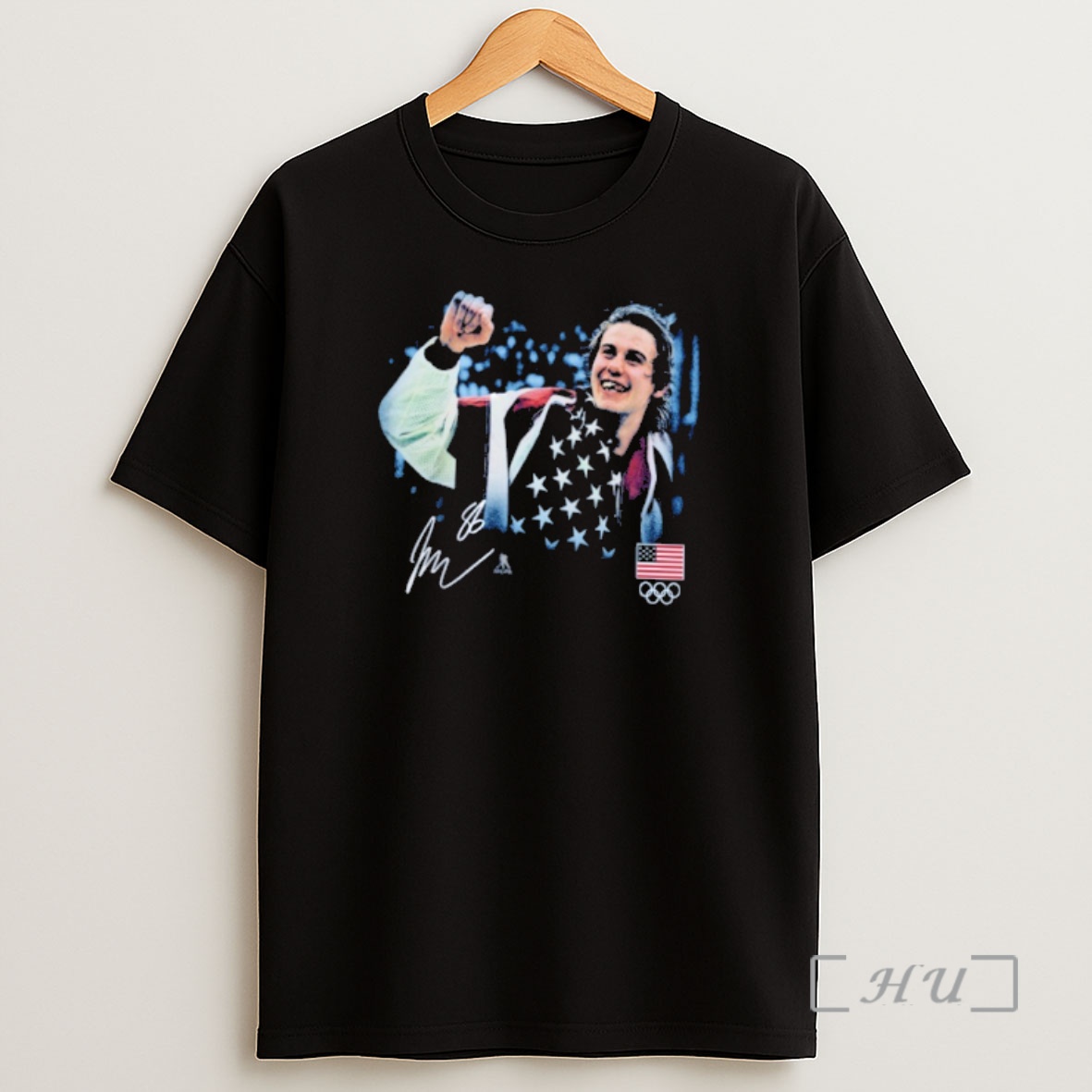 Officials Jack Hughes Usa Hockey Gold Medal Flag Shirt Sweatshirt Tee