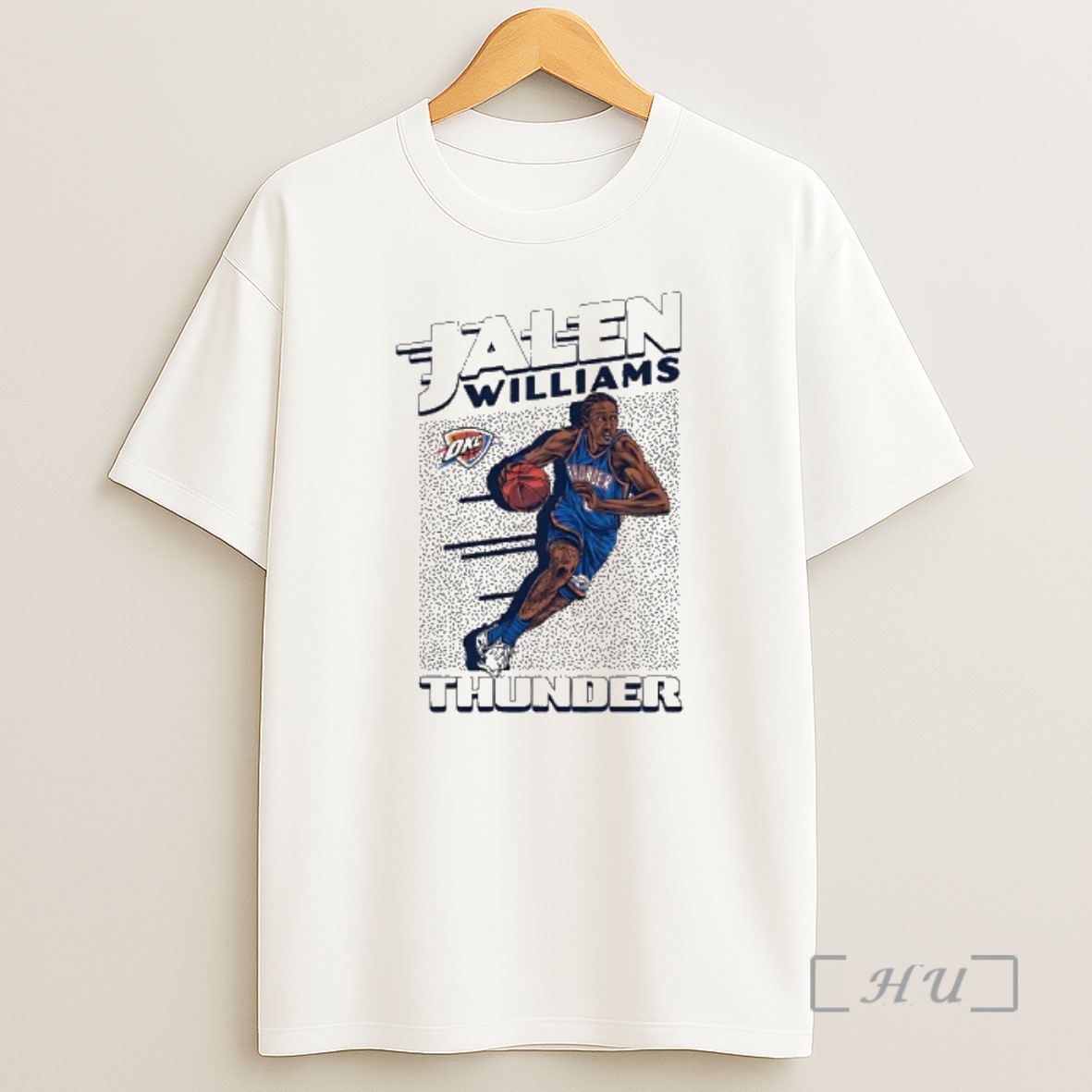 Officials Jalen Williams Oklahoma City Thunder Basketball Player Action Graphic Shirt Sweatshirt Tee