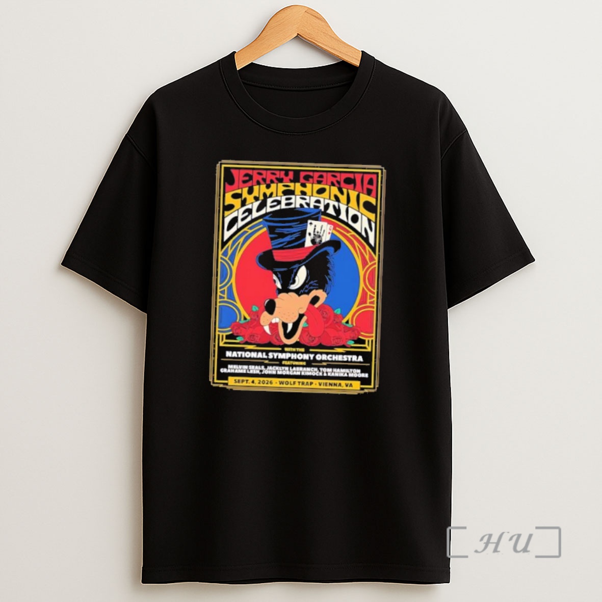 Officials Jerry Garcia Symphonic Celebration National Symphony Orchestra Vienna Virginia Wolf Trap September 4th 2026 Shirt Sweatshirt Tee