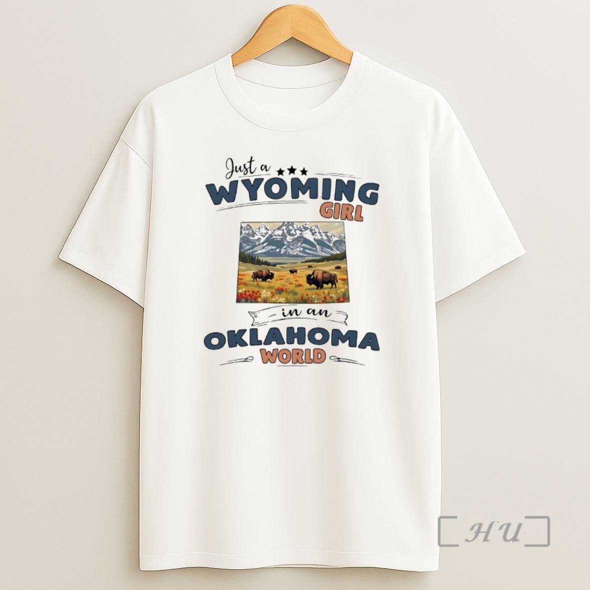 Officials Just A Wyoming Girl In An Oklahoma World Shirt Sweatshirt Tee