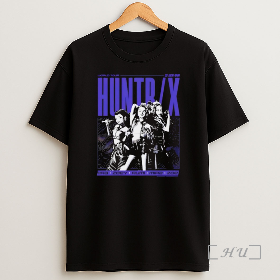 Officials Kpop Demon Hunters Huntrix World Tour Vintage Shirt Sweatshirt Tee