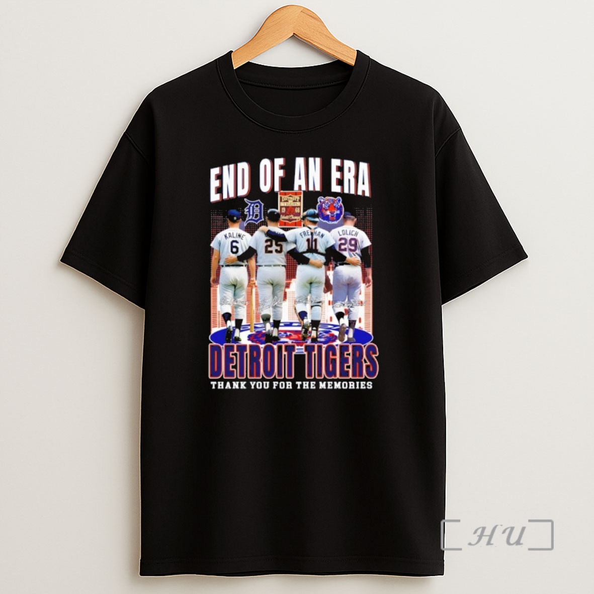 Officials Kaline Sweeney Freehan Lolich End Of An Era Detroit Tigers Football Thank You For The Memories Shirt Sweatshirt Tee