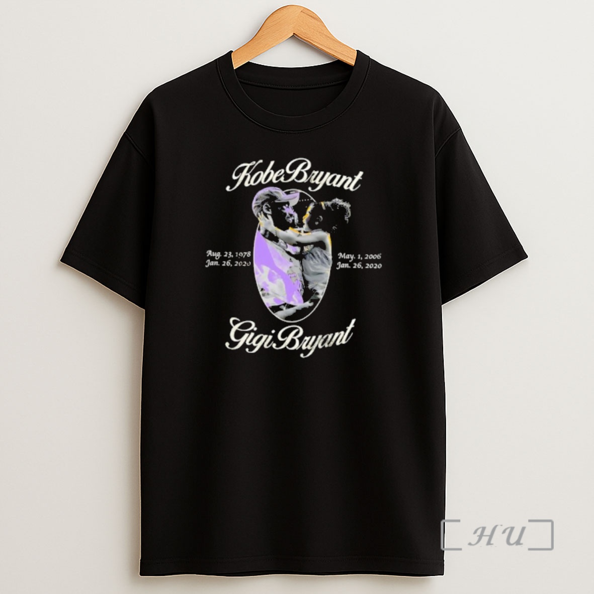 Officials Kobe Bryant Gigi Bryant Memorial Tribute Dates Shirt Sweatshirt Tee