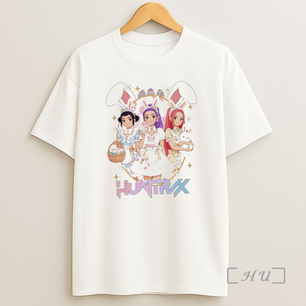 Officials Kpop Demon Hunters Huntrix Easter Happy Easter Day Shirt Sweatshirt Tee