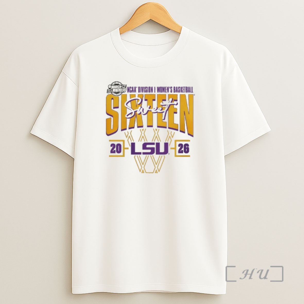 Officials Lsu Tigers 2026 Ncaa Womens Basketball Tournament March Madness Sweet 16 Court Shot Shirt Sweatshirt Tee