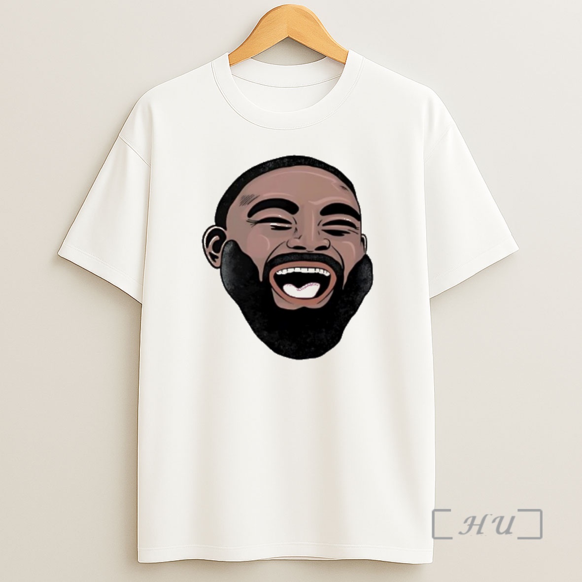Officials Laughing Man Face With Beard Graphic Design Shirt Sweatshirt Tee