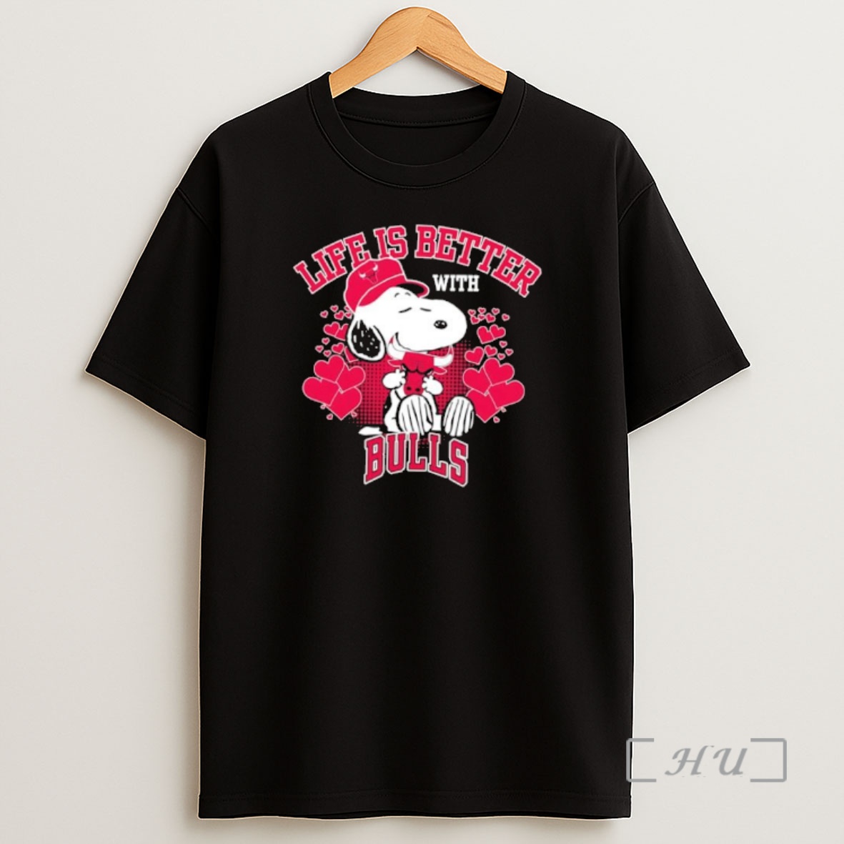 Officials Life Is Better With Bulls Snoopy Hearts Chicago Mascot Shirt Sweatshirt Tee