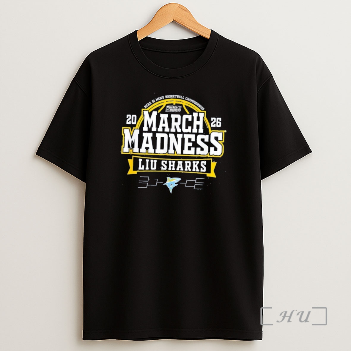 Officials Long Island Liu Sharks 2026 March Madness Ncaa Mens Basketball Logo Shirt Sweatshirt Tee
