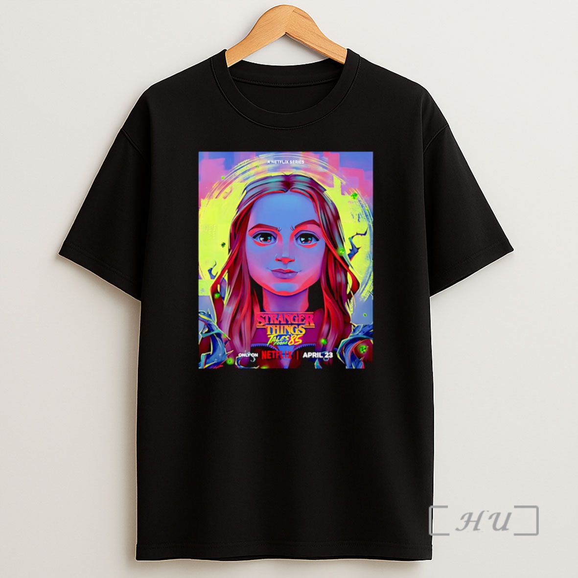 Officials Max Mayfield Character For Stranger Things Tales From 85 Premieres April 23 2026 Shirt Sweatshirt Tee