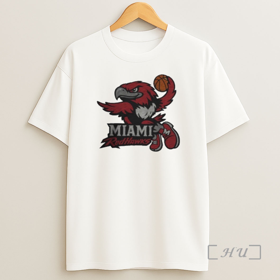 Officials Miami Ohio Redhawks Basketball Mascot Dunk Shirt Sweatshirt Tee