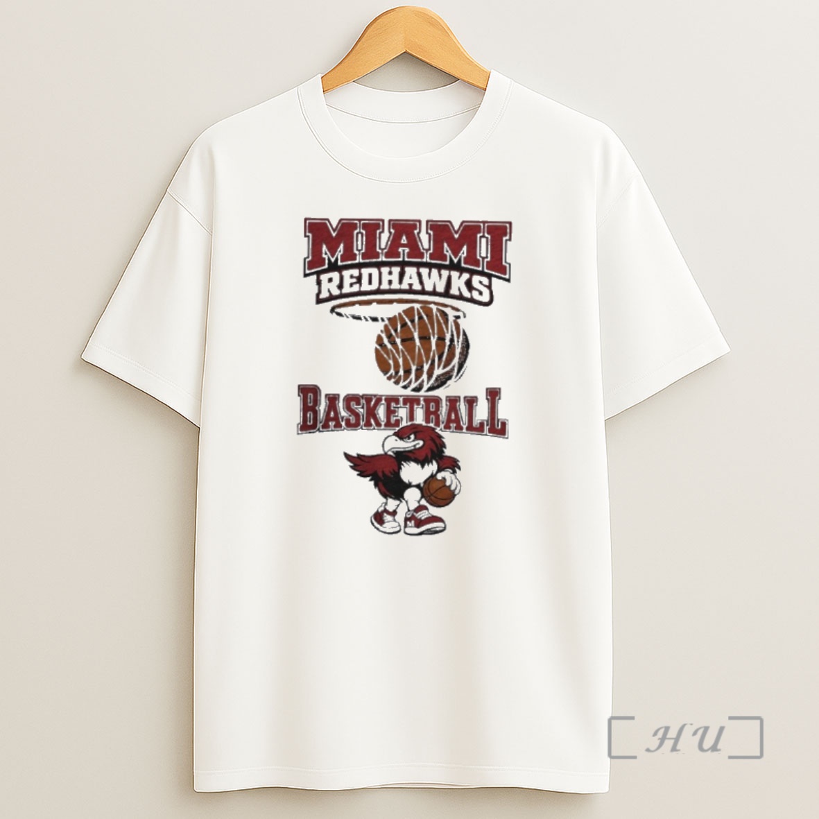 Officials Miami Ohio Redhawks Retro Basketball Shirt Sweatshirt Tee