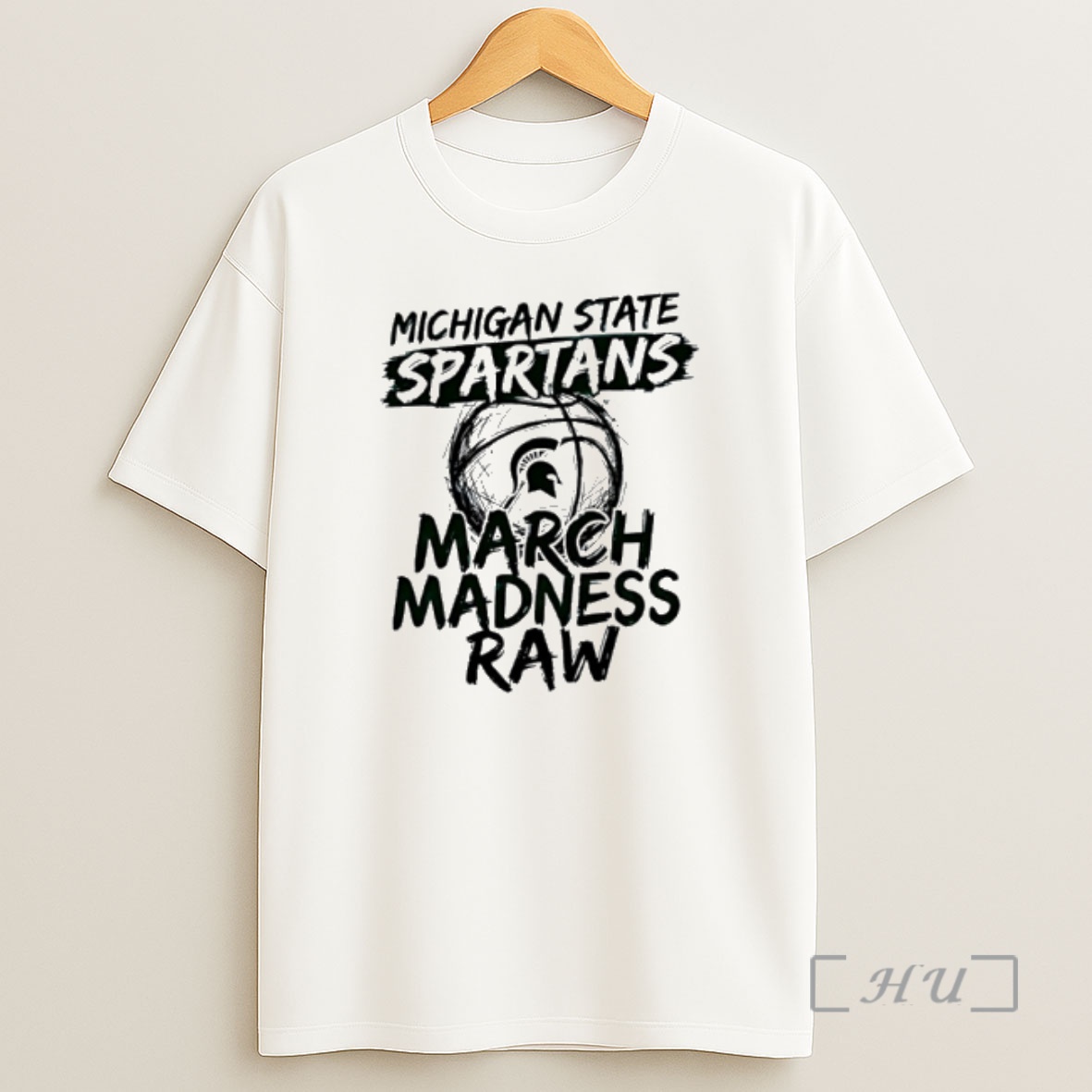 Officials Michigan State Spartans 2026 March Madness Raw Basketball Paint Shirt Sweatshirt Tee