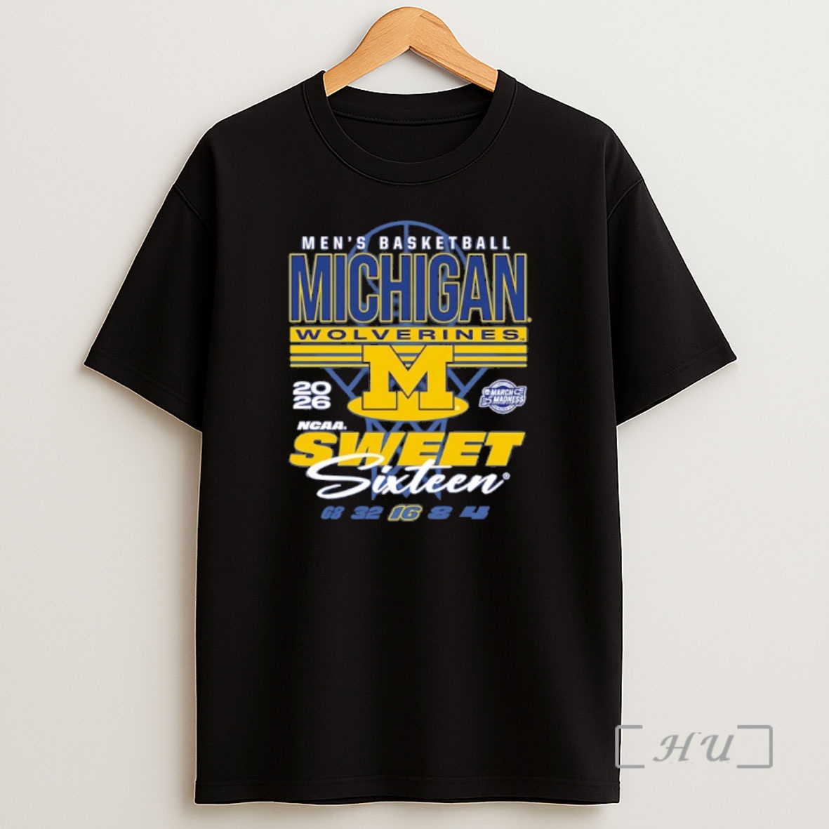 Officials Michigan Wolverines 2026 Ncaa March Madness Sweet 16 Bound Shirt Sweatshirt Tee