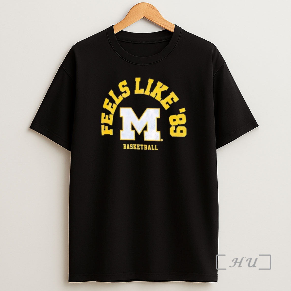 Officials Michigan Wolverines Mens Basketball Feels Like 89 Logo Retro Shirt Sweatshirt Tee