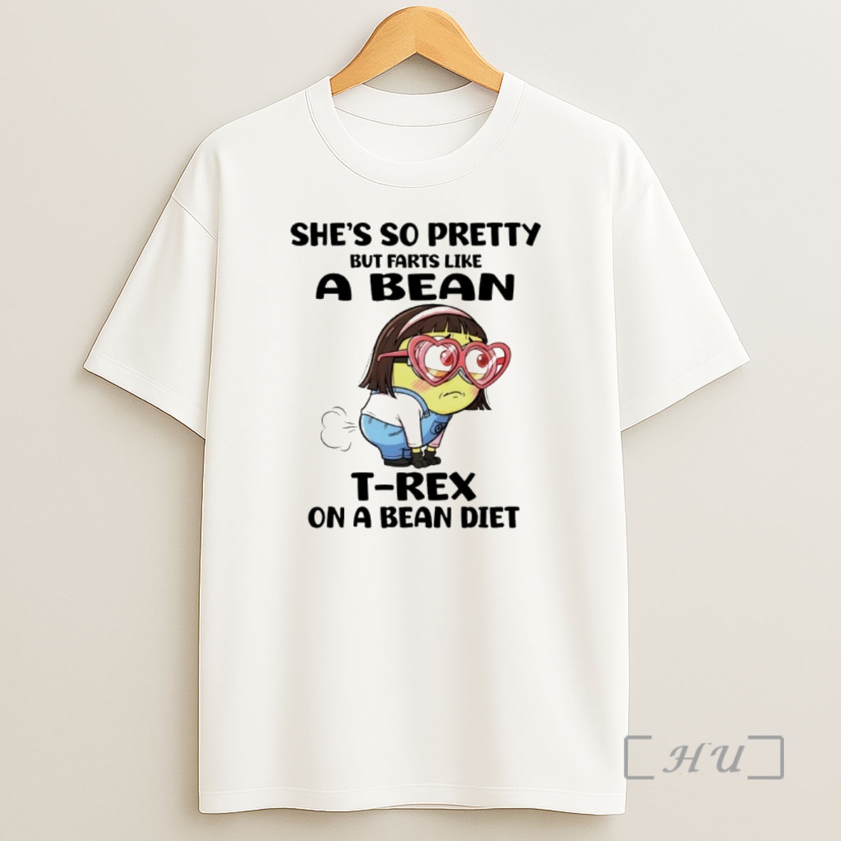 Officials Minion Shes So Pretty But Farts Like A Bean T Rex On A Bean Diet Shirt Sweatshirt Tee