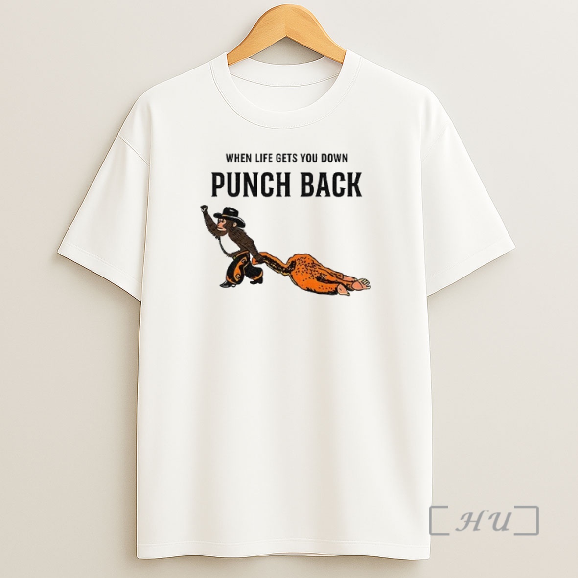 Officials Monkey Punch When Life Gets You Down Punch Back Shirt Sweatshirt Tee