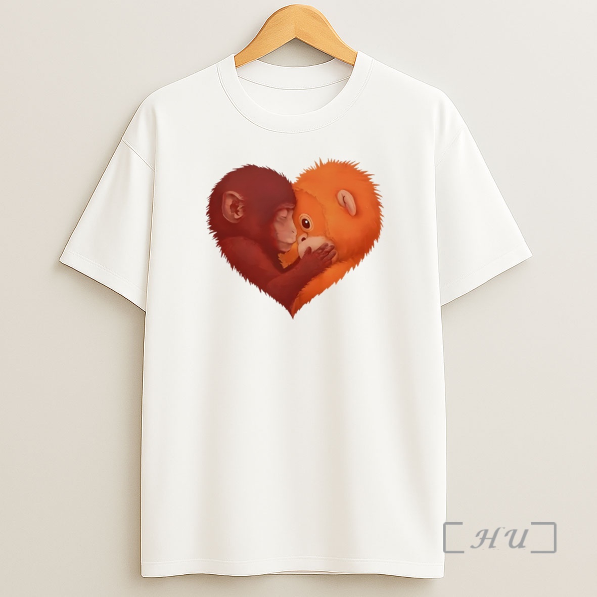 Officials Monkey Love In A Heart Punch Shirt Sweatshirt Tee