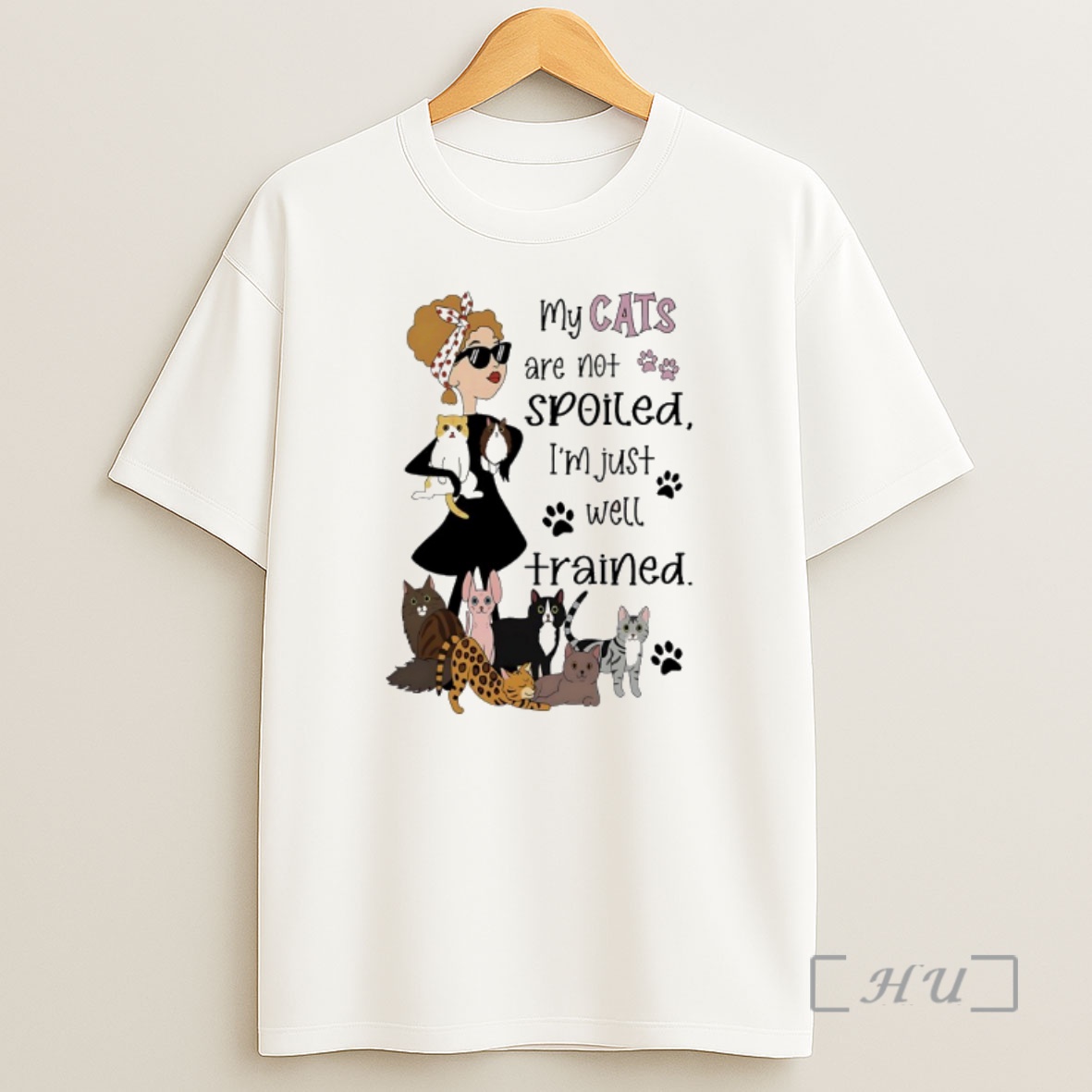 Officials My Cats Are Not Spoiled Im Just Well Trained Shirt Sweatshirt Tee