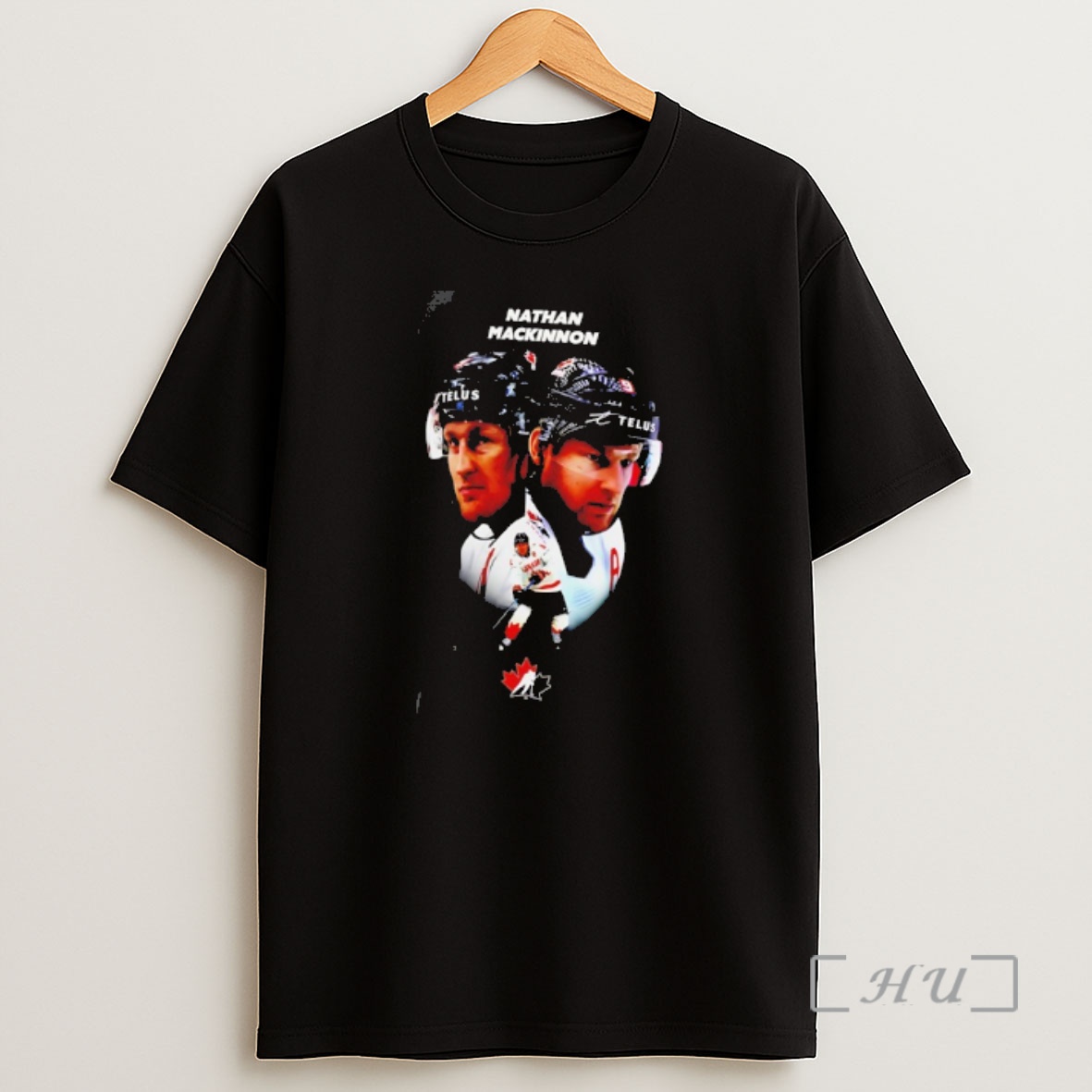 Officials Nathan Mackinnon Canada Ice Hockey Player Collage Shirt Sweatshirt Tee