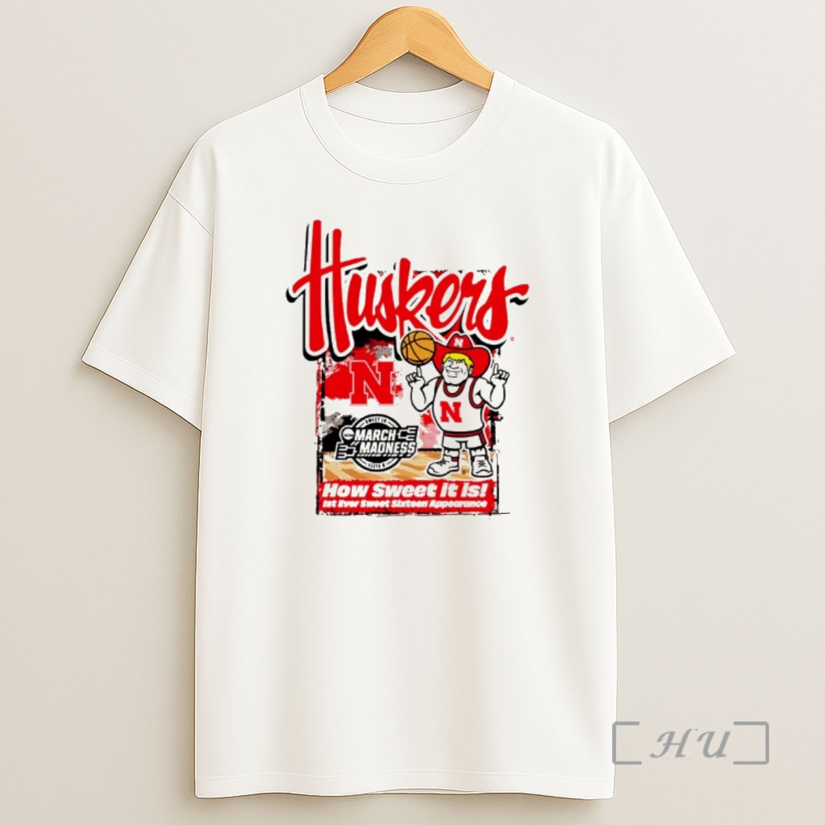 Officials Nebraska Cornhuskers 2026 Ncaa March Madness First Ever Sweet 16 How Sweet It Is Shirt Sweatshirt Tee